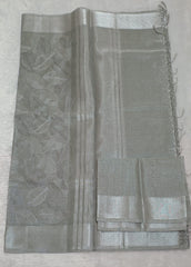Seal Soft Zari Checks Tissue Saree