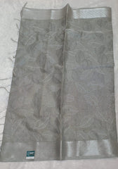 Seal Soft Zari Checks Tissue Saree