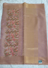 Thistle Fine Cotton Saree