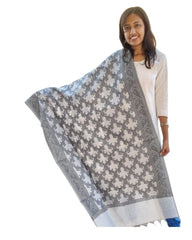 Dark Grey Fancy Dupatta