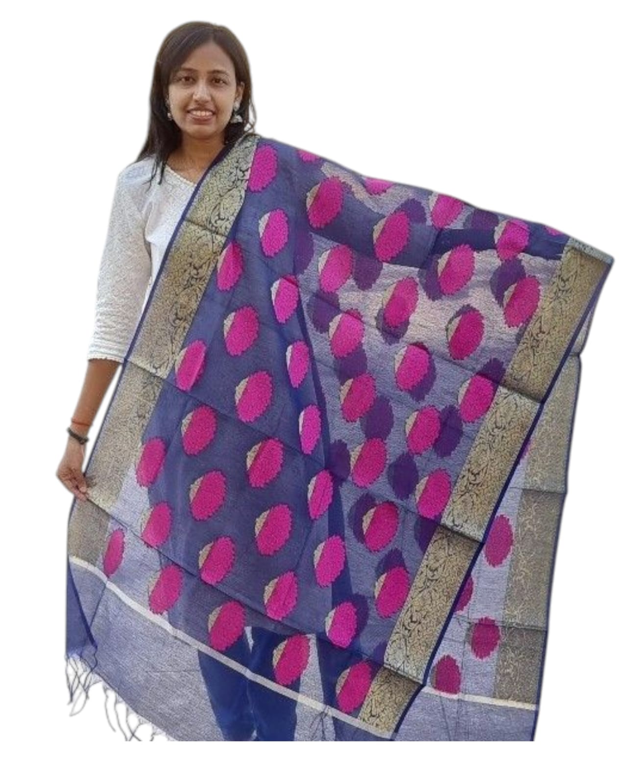 Blue Fancy Dupatta