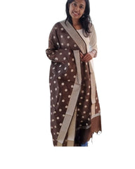 Coffee Brown Fancy Dupatta