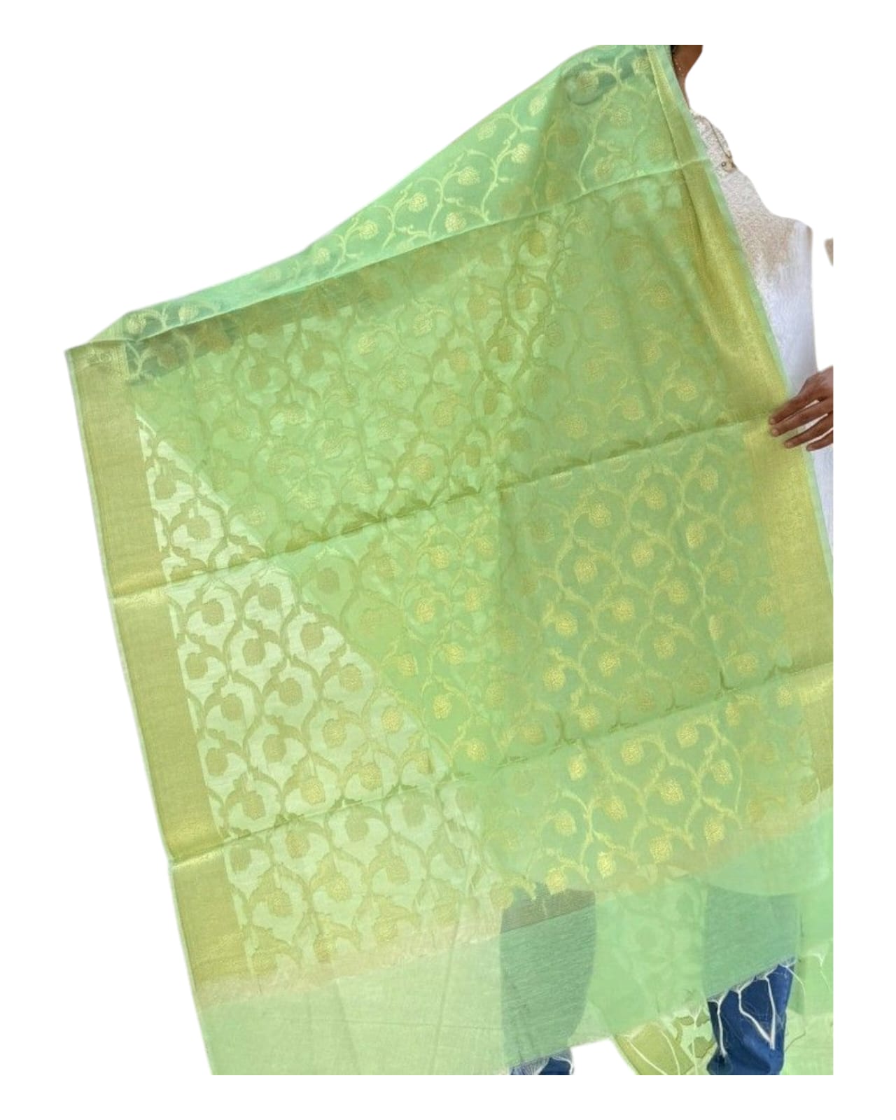 Emerald Green Fancy Dupatta