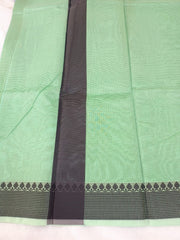 Emerald Green Supernet Saree