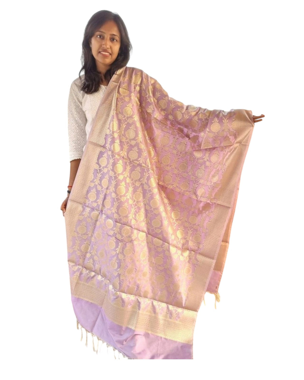 Heather Silk Dupatta