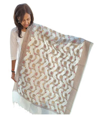 Light Sky Fancy Dupatta