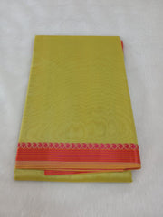 Light Apple Supernet Saree