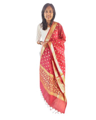 Maroon Cotton Dupatta
