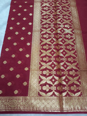 Maroon Cotton Dupatta