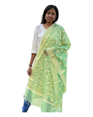 Medium Sea Green Fancy Dupatta