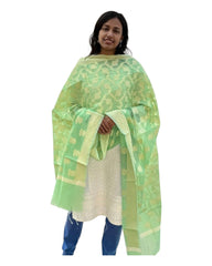 Medium Sea Green Fancy Dupatta