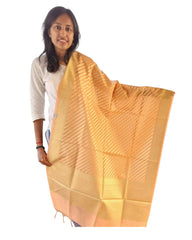 Tawny Peach Cotton Dupatta