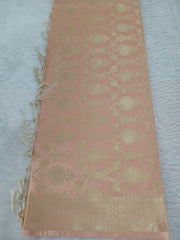 Blushing Peach Silk Dupatta
