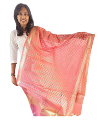 Blush Pink Cotton Dupatta