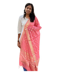 Blush Pink Cotton Dupatta