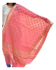 Blush Pink Cotton Dupatta