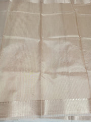 Shiny Hazelwood Soft Tissue Embroidery Saree