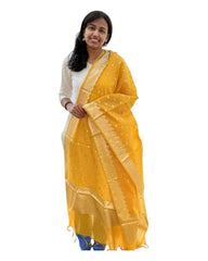 Honey Yellow Cotton Dupatta