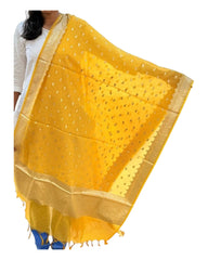 Honey Yellow Cotton Dupatta